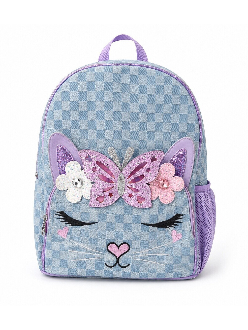 Back to School OMG Accessories Bunny Backpack Girls Glitter Butterfly Book Bag
